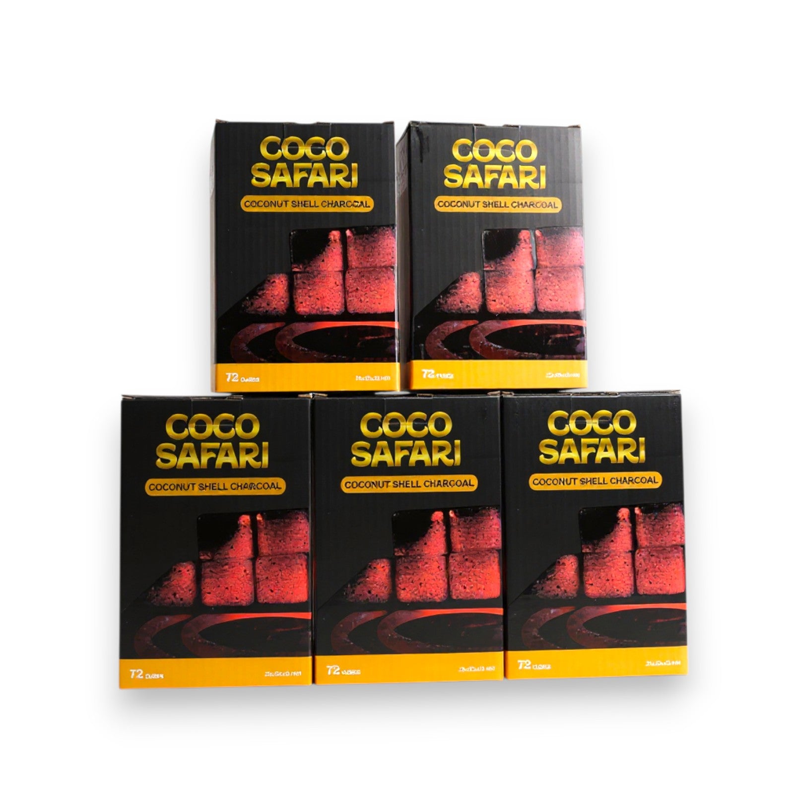 COCO SAFARI – Coconut Shell Charcoal | Bundle 5 Boxes