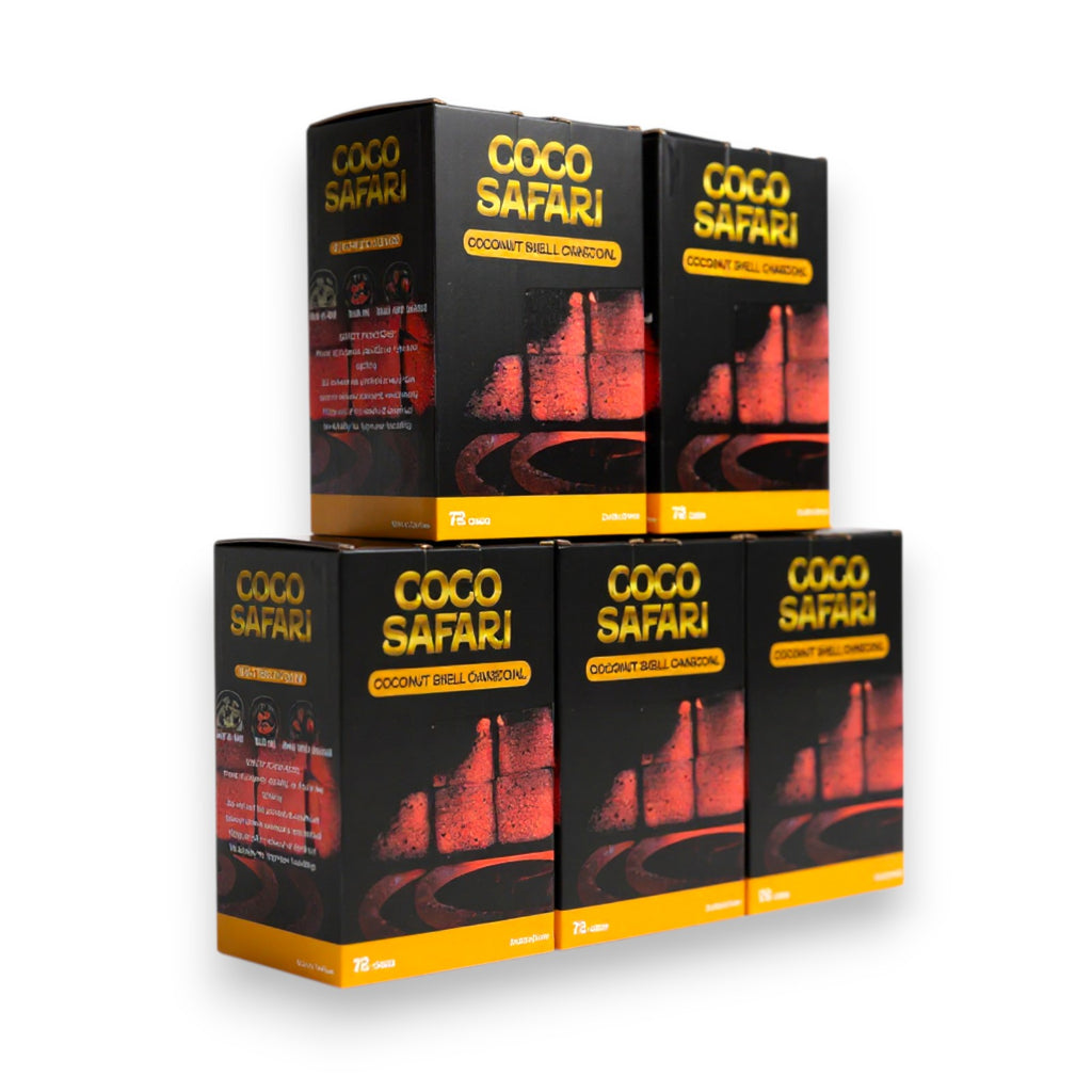 COCO SAFARI – Coconut Shell Charcoal | Bundle 5 Boxes