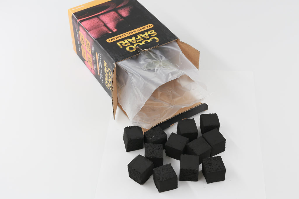 Bundle 10 BOXES Coco Safari Coconut Charcoal For Shisha/Hookah Lounge