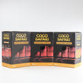 COCO SAFARI 3 Box Coconut Hookah Charcoal 25mm Cubes | 216 pcs | Premium Coconut
